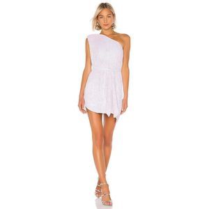retrofete Ella Sequin Ebellish One Shoulder Dress